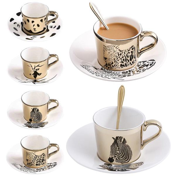 mugs 250ml coffee cup mug with leopard anamorphic tea mirror reflection tiger zebra european style ceramics
mugs 250ml coffee cup mug with leopard anamorphic tea mirror reflection tiger zebra european style ceramics