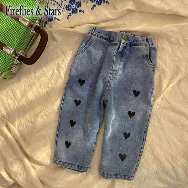 spring autumn girls jeans baby denim pants kids trousers children bottoms streetwear new fashion blue line heart print 1 to 7 yr
spring autumn girls jeans baby denim pants kids trousers children bottoms streetwear new fashion blue line heart print 1 to 7 yr