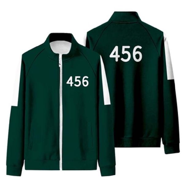 games squidgame gym clothing squid game tracksuit jacket girl hoodie 456 218 long pant tracksuits men women casual polyester stand-up collar, Black
games squidgame gym clothing squid game tracksuit jacket girl hoodie 456 218 long pant tracksuits men women casual polyester stand-up collar, Black