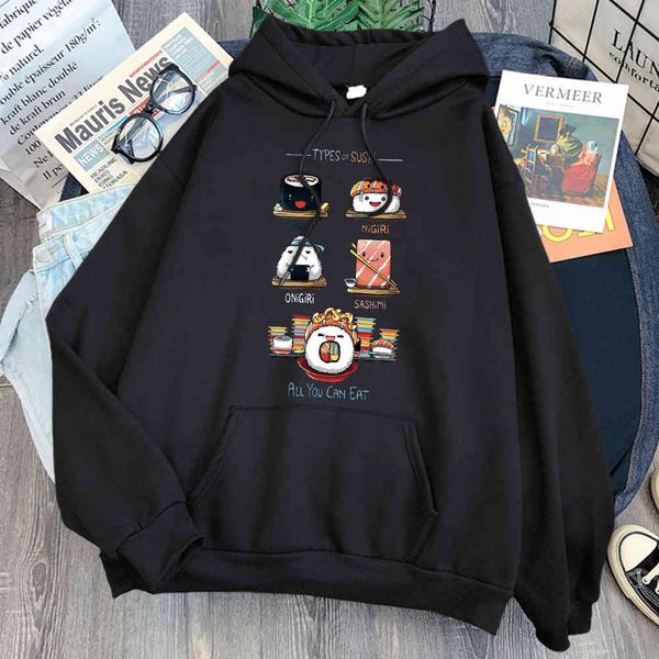men's sushi printed hooded sweatshirt, long sve pocket cloth, loose, comfortable, retro, punk animation t-shirt, Black
men's sushi printed hooded sweatshirt, long sve pocket cloth, loose, comfortable, retro, punk animation t-shirt, Black