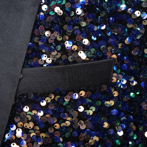 men sequins tuxedo suits stage costume shiny sequins blazer shawl lapel 2 pieces singer concert nightclub bar performance suits, Black;red
men sequins tuxedo suits stage costume shiny sequins blazer shawl lapel 2 pieces singer concert nightclub bar performance suits, Black;red