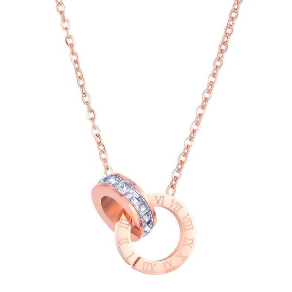 firebros rose gold silver color stainless steel zircon roman number pendant necklace elegant choker collar women kpop jewelry, Golden;silver
firebros rose gold silver color stainless steel zircon roman number pendant necklace elegant choker collar women kpop jewelry, Golden;silver