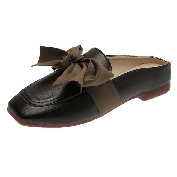 spring new fashion ladies leisure mules slippers women lovely butterfly-knot low heel pu slides shoes female non-slip sandals, Black
spring new fashion ladies leisure mules slippers women lovely butterfly-knot low heel pu slides shoes female non-slip sandals, Black