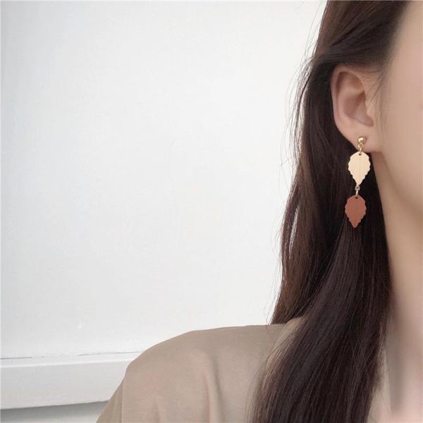 stud han edition creative design modelling of earrings personality girl accessories leaves, Golden;silver
stud han edition creative design modelling of earrings personality girl accessories leaves, Golden;silver