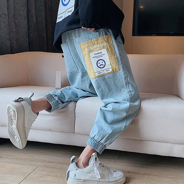 men harlan jeans losse radio tij brand trend korean version of wild nine points beam feet super fire net red broek, Blue
men harlan jeans losse radio tij brand trend korean version of wild nine points beam feet super fire net red broek, Blue