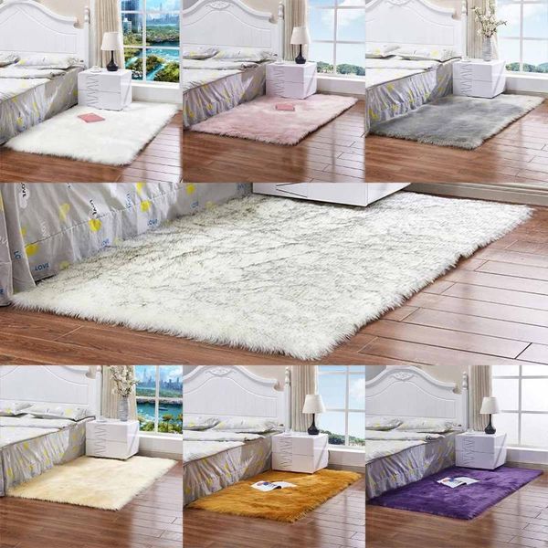 carpets faux plush carpet soft shaggy floor area rug 200x100cm non-slip home bath mat bedroom living room decoration door washable
carpets faux plush carpet soft shaggy floor area rug 200x100cm non-slip home bath mat bedroom living room decoration door washable
