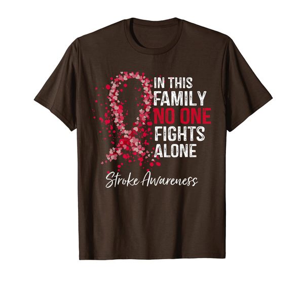 In This Family No One Fights Alone Stroke Awareness Survivor T-Shirt, Mainly pictures
In This Family No One Fights Alone Stroke Awareness Survivor T-Shirt, Mainly pictures