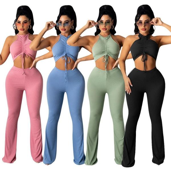 women's tracksuits p8587-two-piece suit, Gray