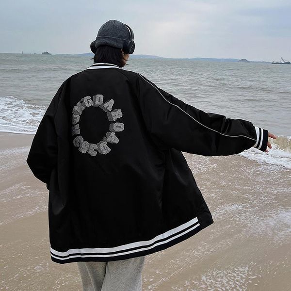 women's jackets women jacket autumn and winter loose varsity casual coat plus size baseball korean version, Black;brown
women's jackets women jacket autumn and winter loose varsity casual coat plus size baseball korean version, Black;brown