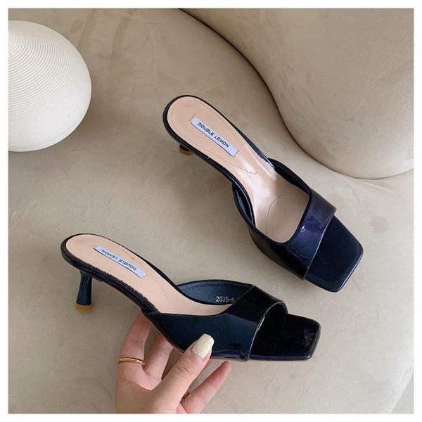 slippers brand high heels women slip on slide elegant mule shoes sandal leisure slipper big size 35-39 sandalias mujer, Black
slippers brand high heels women slip on slide elegant mule shoes sandal leisure slipper big size 35-39 sandalias mujer, Black