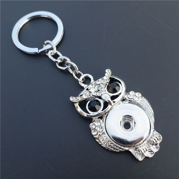 owl keyring 18mm snap buttons socket keychain metal black rhinestone eyes charm for men women 12 pieces / lot, Silver
owl keyring 18mm snap buttons socket keychain metal black rhinestone eyes charm for men women 12 pieces / lot, Silver