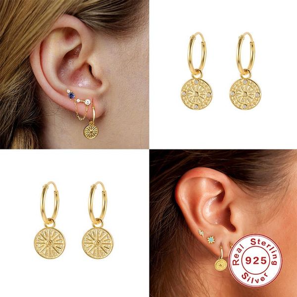 hoop & huggie aide boho hippie medallion s925 sterling silver earrings hoops for women girl pendientes plata 925 10mm aretes, Golden;silver
hoop & huggie aide boho hippie medallion s925 sterling silver earrings hoops for women girl pendientes plata 925 10mm aretes, Golden;silver