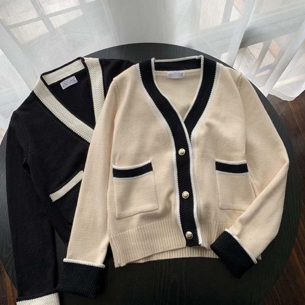 women's knits & tees winter sweaters for women 2021 vintage knitted cardigan with v neck sweater female stripe loose thick wool crop sl, White
women's knits & tees winter sweaters for women 2021 vintage knitted cardigan with v neck sweater female stripe loose thick wool crop sl, White