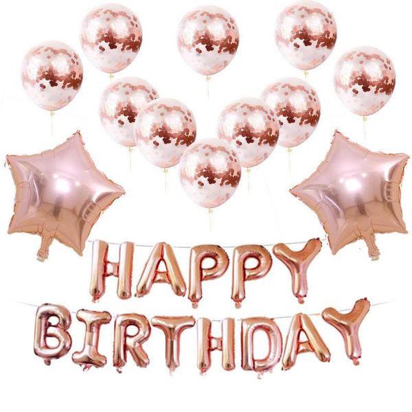 party decoration balloon set birthday decorations sequined rose gold happy five-pointed star balloons supplies
party decoration balloon set birthday decorations sequined rose gold happy five-pointed star balloons supplies