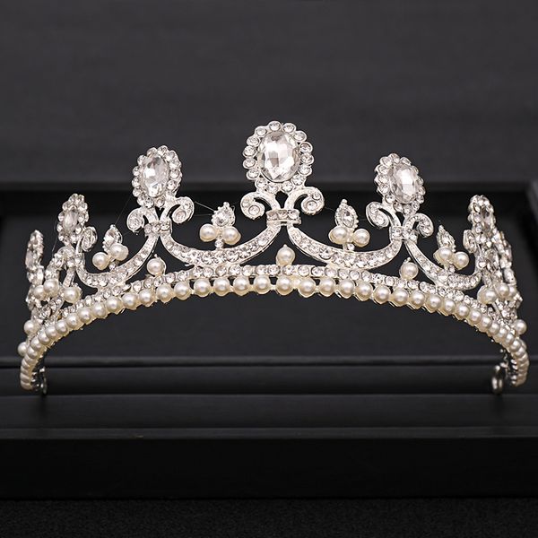 trendy wedding crown baroque crystal pearl rhinestone crown wedding hair accessories hair band bridal crown accessories jewelrydio chan cont, Golden;white
trendy wedding crown baroque crystal pearl rhinestone crown wedding hair accessories hair band bridal crown accessories jewelrydio chan cont, Golden;white