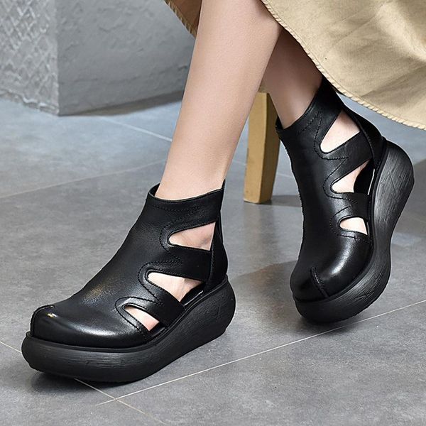 yiluan 2021 spring summer new platform sandals women's black genuine leather hollow sandals roman shoes woman casual shoes
yiluan 2021 spring summer new platform sandals women's black genuine leather hollow sandals roman shoes woman casual shoes