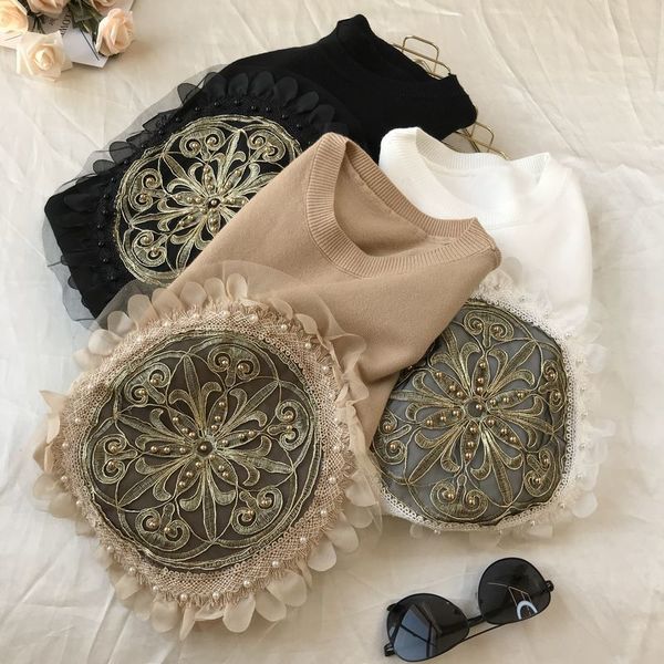 2021 spring new european ins specific tshirg embroidered flower short mango of women t-shirt tees 5nwz, White
2021 spring new european ins specific tshirg embroidered flower short mango of women t-shirt tees 5nwz, White