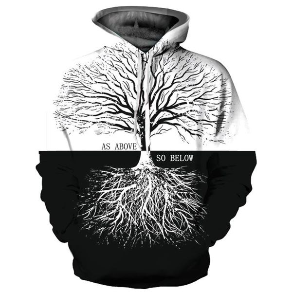 men's hoodies & sweatshirts as above so below trees men/women hooded tracksuit digital print outdoor 3d outwear yxql734, Black
men's hoodies & sweatshirts as above so below trees men/women hooded tracksuit digital print outdoor 3d outwear yxql734, Black