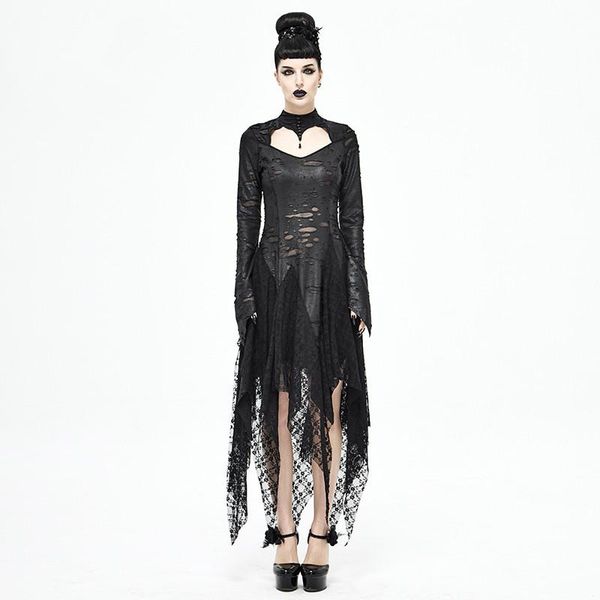 casual dresses gothic retro leather hollow beaded pendant back drawstring irregular mesh hem dress halloween medieval long, Black;gray
casual dresses gothic retro leather hollow beaded pendant back drawstring irregular mesh hem dress halloween medieval long, Black;gray
