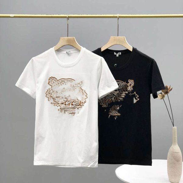 trendy fashion casual slim tiger headset embroidered letter short sleeve t-shirt top, White;black
trendy fashion casual slim tiger headset embroidered letter short sleeve t-shirt top, White;black