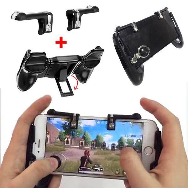 game controllers & joysticks trigger fire button + gamepad handle grip mobile controller l1r1 shooter for pubg/knives out/rules of survival
game controllers & joysticks trigger fire button + gamepad handle grip mobile controller l1r1 shooter for pubg/knives out/rules of survival