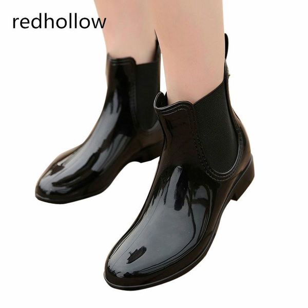 boots fashion rubber waterproof trendy jelly women ankle rain boot elastic band rainy shoes rainboots for, Black
boots fashion rubber waterproof trendy jelly women ankle rain boot elastic band rainy shoes rainboots for, Black