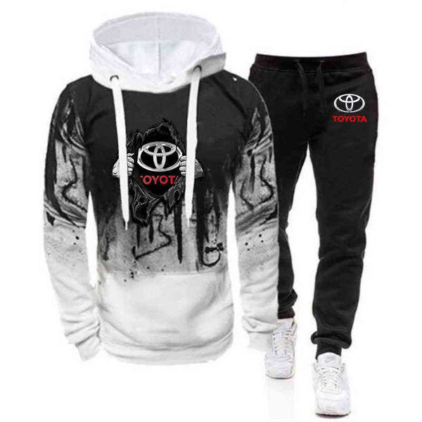 2021 toyota new spring honda print 2 pieces sets tracksuit hooded sweatshirt+pants pullover hoodie sportwear suit clothes g1217, Gray
2021 toyota new spring honda print 2 pieces sets tracksuit hooded sweatshirt+pants pullover hoodie sportwear suit clothes g1217, Gray