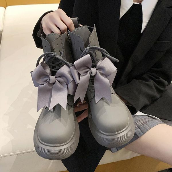 boots 2021 women autumn platform grey black kawaii female british style bow simple versatile fashion rubber shoes
boots 2021 women autumn platform grey black kawaii female british style bow simple versatile fashion rubber shoes