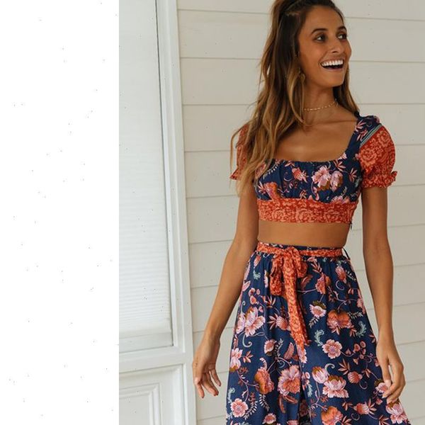 boho floral printed two pieces set 2021 summer elastic slim short and long wide leg pants beach casual women sets clothes, Gray
boho floral printed two pieces set 2021 summer elastic slim short and long wide leg pants beach casual women sets clothes, Gray