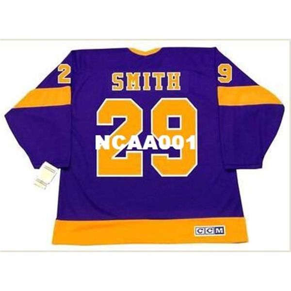 001 #29 billy smith los angeles kings 1971 ccm vintage away home hockey jersey or custom any name or number retro jersey, Black
001 #29 billy smith los angeles kings 1971 ccm vintage away home hockey jersey or custom any name or number retro jersey, Black