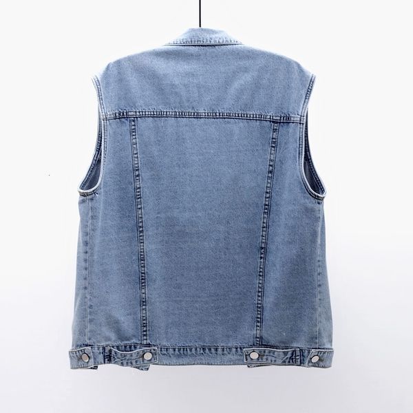 korean fashion blue denim women 2021 summer casual jeans vest female big size loose waistcoat short sleeveless jacket coat za1l, Black;white
korean fashion blue denim women 2021 summer casual jeans vest female big size loose waistcoat short sleeveless jacket coat za1l, Black;white