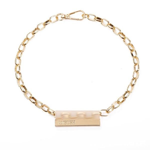 pendant necklaces ambush leather case necklace letter chain men and women hip-hop trend couple tide brand jewelry accessories, Silver
pendant necklaces ambush leather case necklace letter chain men and women hip-hop trend couple tide brand jewelry accessories, Silver