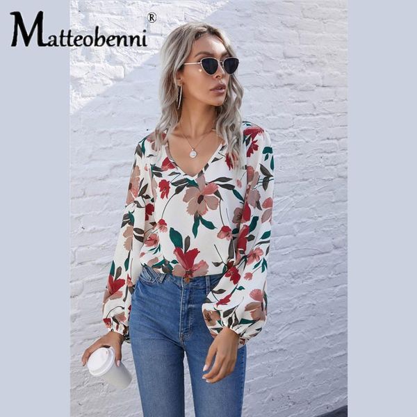 women's blouses & shirts autumn women fashion printing flowers elegant chiffon long sleeve v-neck shirt office blouse ladies 2021, White
women's blouses & shirts autumn women fashion printing flowers elegant chiffon long sleeve v-neck shirt office blouse ladies 2021, White