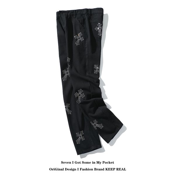 crosin high street heavy industry drill cross hiphop fried street jeans men's and women's trendy brand wash strai brand fkgh 9efx, White;black
crosin high street heavy industry drill cross hiphop fried street jeans men's and women's trendy brand wash strai brand fkgh 9efx, White;black