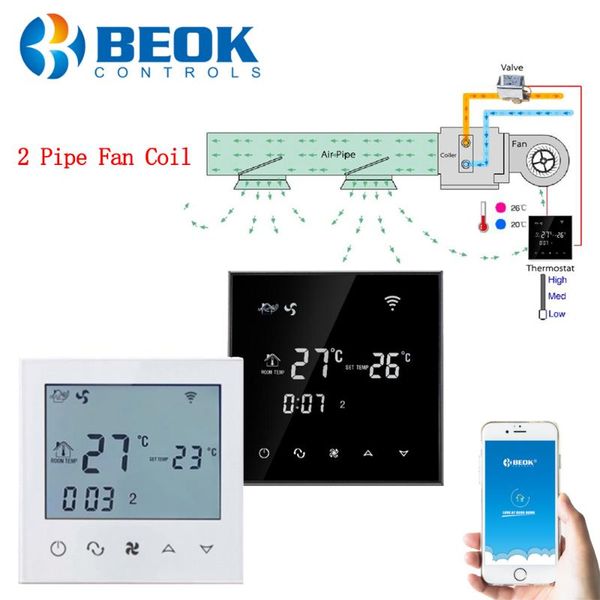 smart home control beok 2 pipe wifi fan coil thermostat central air conditioner temperature controller for conditioning
smart home control beok 2 pipe wifi fan coil thermostat central air conditioner temperature controller for conditioning