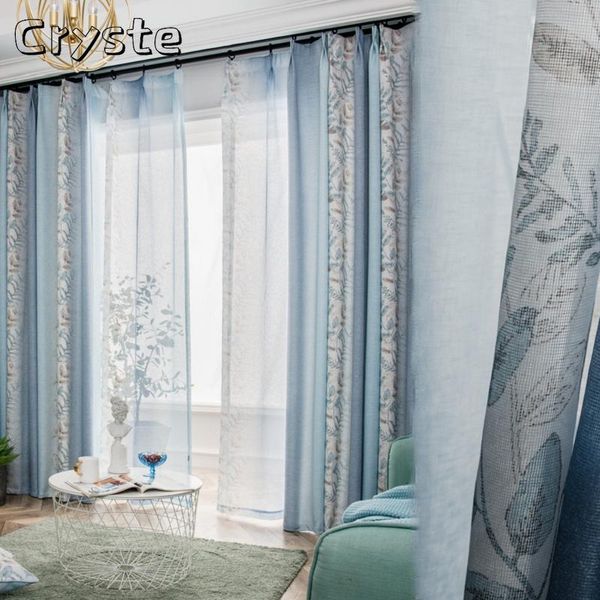 curtain & drapes pastoral fresh style imitation linen printed blackout curtains customized finished
curtain & drapes pastoral fresh style imitation linen printed blackout curtains customized finished