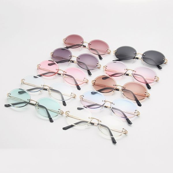 stylish oval frameless sunglasses vintage gradient sunglasses for women a66 glasses wholesale, White;black
stylish oval frameless sunglasses vintage gradient sunglasses for women a66 glasses wholesale, White;black