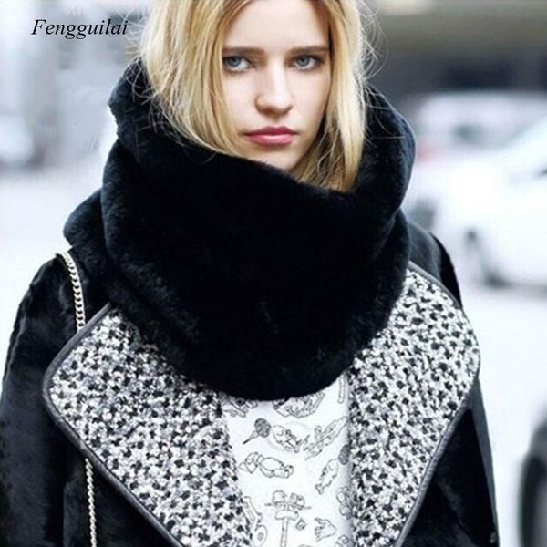 scarves fur winter scarf women faux collar ring lady wraps shawls bandana foulard cashmere, Blue;gray 
scarves fur winter scarf women faux collar ring lady wraps shawls bandana foulard cashmere, Blue;gray