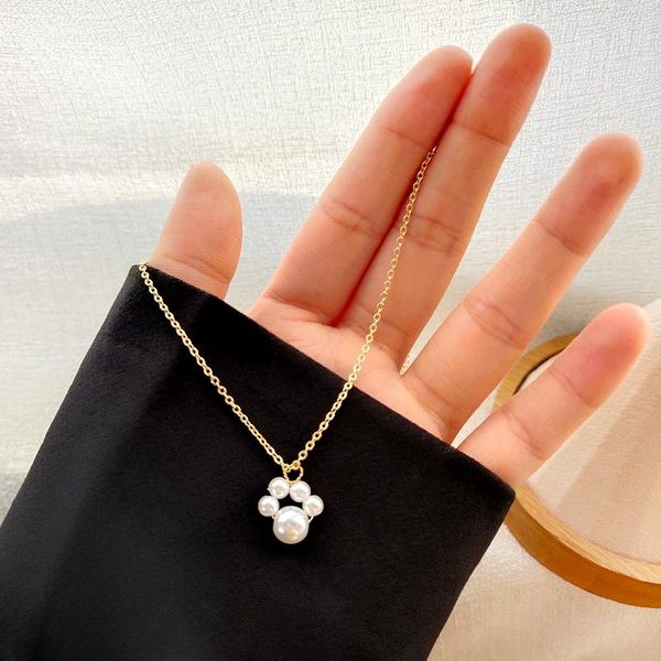 chains hand-shaped brush pearl necklace female online influencer sweet elegance ins fashion simple long clavicle chain, Silver
chains hand-shaped brush pearl necklace female online influencer sweet elegance ins fashion simple long clavicle chain, Silver