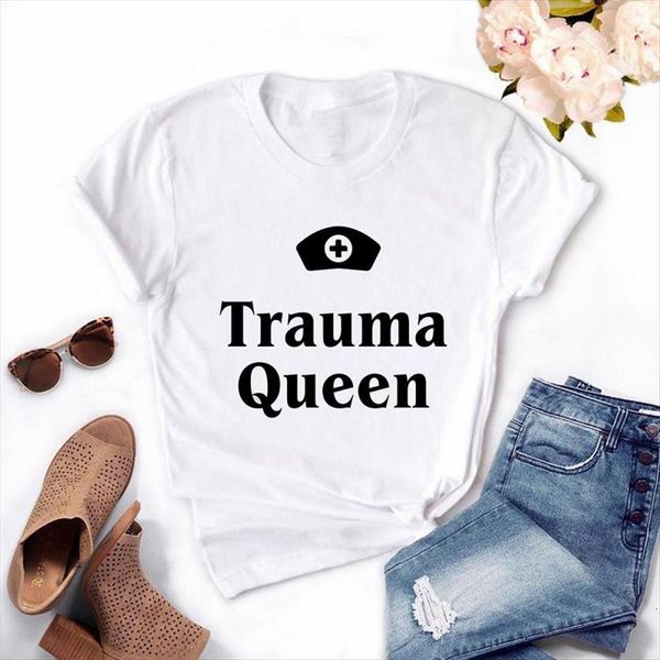 fashion nurse queen girl womens summer harajuku thin section streetwear ladies graphic female shirt, White
fashion nurse queen girl womens summer harajuku thin section streetwear ladies graphic female shirt, White