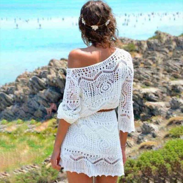 summer women bikini cover up lace hollow crochet swimsuit cover-ups bathing suit beachwear tunic beach dress, White;black
summer women bikini cover up lace hollow crochet swimsuit cover-ups bathing suit beachwear tunic beach dress, White;black