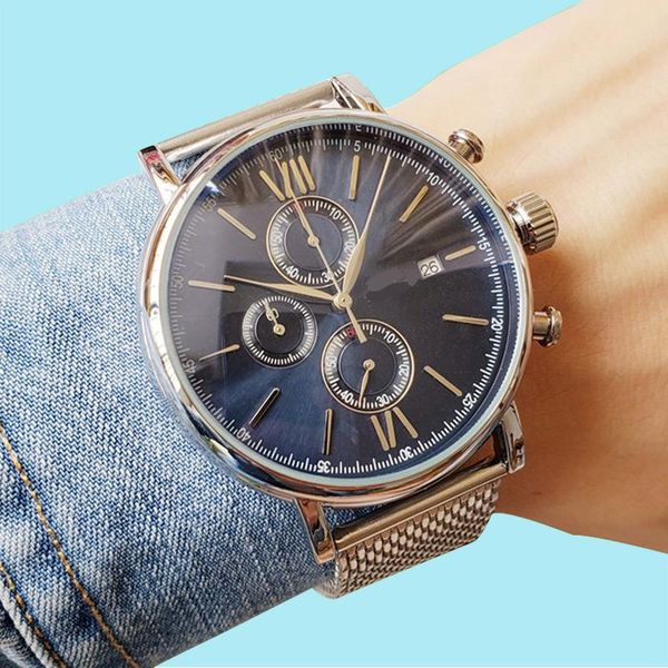 wristwatches men's watch waterproof wrist datejust multi-function quartz stainless steel strap relogio feminino, Slivery;brown
wristwatches men's watch waterproof wrist datejust multi-function quartz stainless steel strap relogio feminino, Slivery;brown