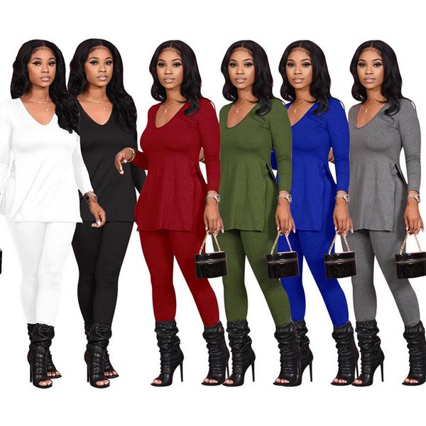 2021 new two piece set women fall clothes sweatsuit outfit long sleeved side slit pencil pants sweatpants wholesale dropshipping k6di, Gray
2021 new two piece set women fall clothes sweatsuit outfit long sleeved side slit pencil pants sweatpants wholesale dropshipping k6di, Gray