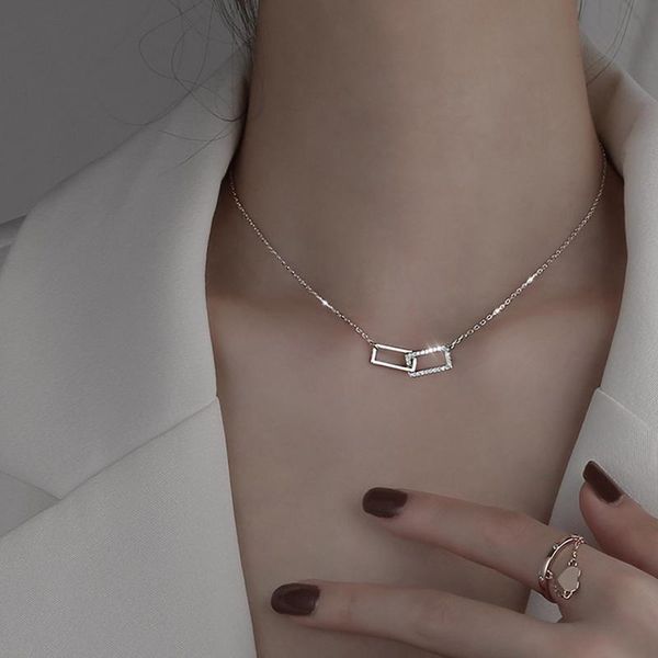 chains gold silver color necklace shiny rectangle double zircon circle cz zirconia necklaces pendants gift for girl choker
chains gold silver color necklace shiny rectangle double zircon circle cz zirconia necklaces pendants gift for girl choker