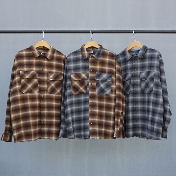 2021 new men women 1:1 flannel long sleeve blouse casual fashion loose lack brown check panel represent shirts inside tag s253, Black;brown
2021 new men women 1:1 flannel long sleeve blouse casual fashion loose lack brown check panel represent shirts inside tag s253, Black;brown