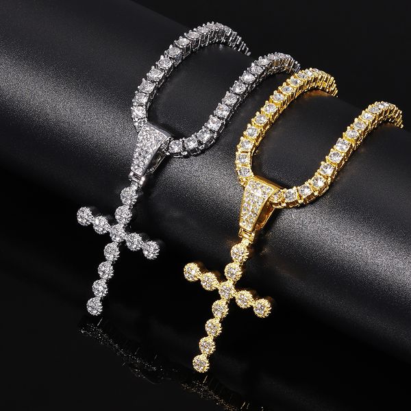 2pcsiced out ankh cross pendant necklace men choker popular cuban chain necklace for women hip-hop jewelry tennis chain fashion gift, Silver
2pcsiced out ankh cross pendant necklace men choker popular cuban chain necklace for women hip-hop jewelry tennis chain fashion gift, Silver