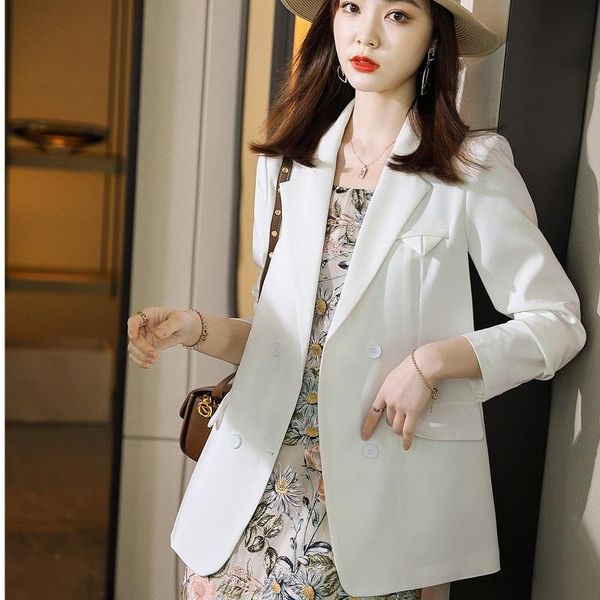 women's suits & blazers jacket fashion casual elegant white coat ol styles autumn winter for women business work blaser outwear, White;black
women's suits & blazers jacket fashion casual elegant white coat ol styles autumn winter for women business work blaser outwear, White;black