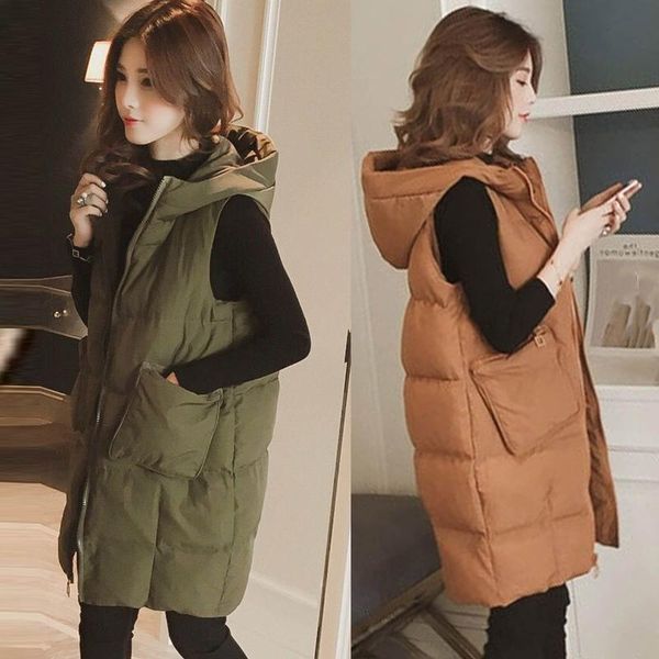 autumn winter vest women chalecos para mujer plus size waistcoat vest gilet jacket coat outwear chaleco mujer, Black;white
autumn winter vest women chalecos para mujer plus size waistcoat vest gilet jacket coat outwear chaleco mujer, Black;white