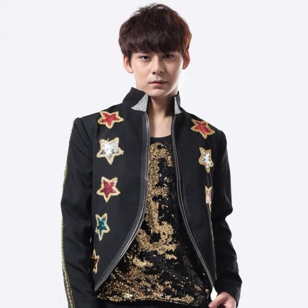 plus size clothing men tuxedo jacket fashion punta magician halloween suit set mantissas cloak singer show costume, White;black
plus size clothing men tuxedo jacket fashion punta magician halloween suit set mantissas cloak singer show costume, White;black