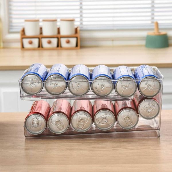 hooks & rails refrigerator organizer bins can dispenser clear plastic drink holder storage for fridge kitchen cabinets drop
hooks & rails refrigerator organizer bins can dispenser clear plastic drink holder storage for fridge kitchen cabinets drop